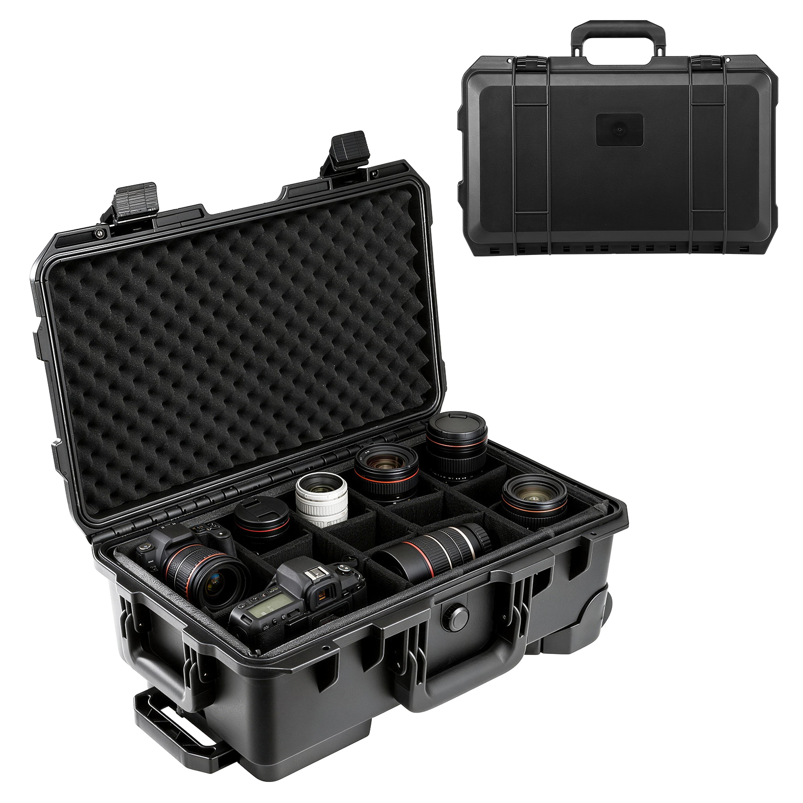 Drone Camera Waterproof - Koper Kamera Profesional Besar dengan Roda,