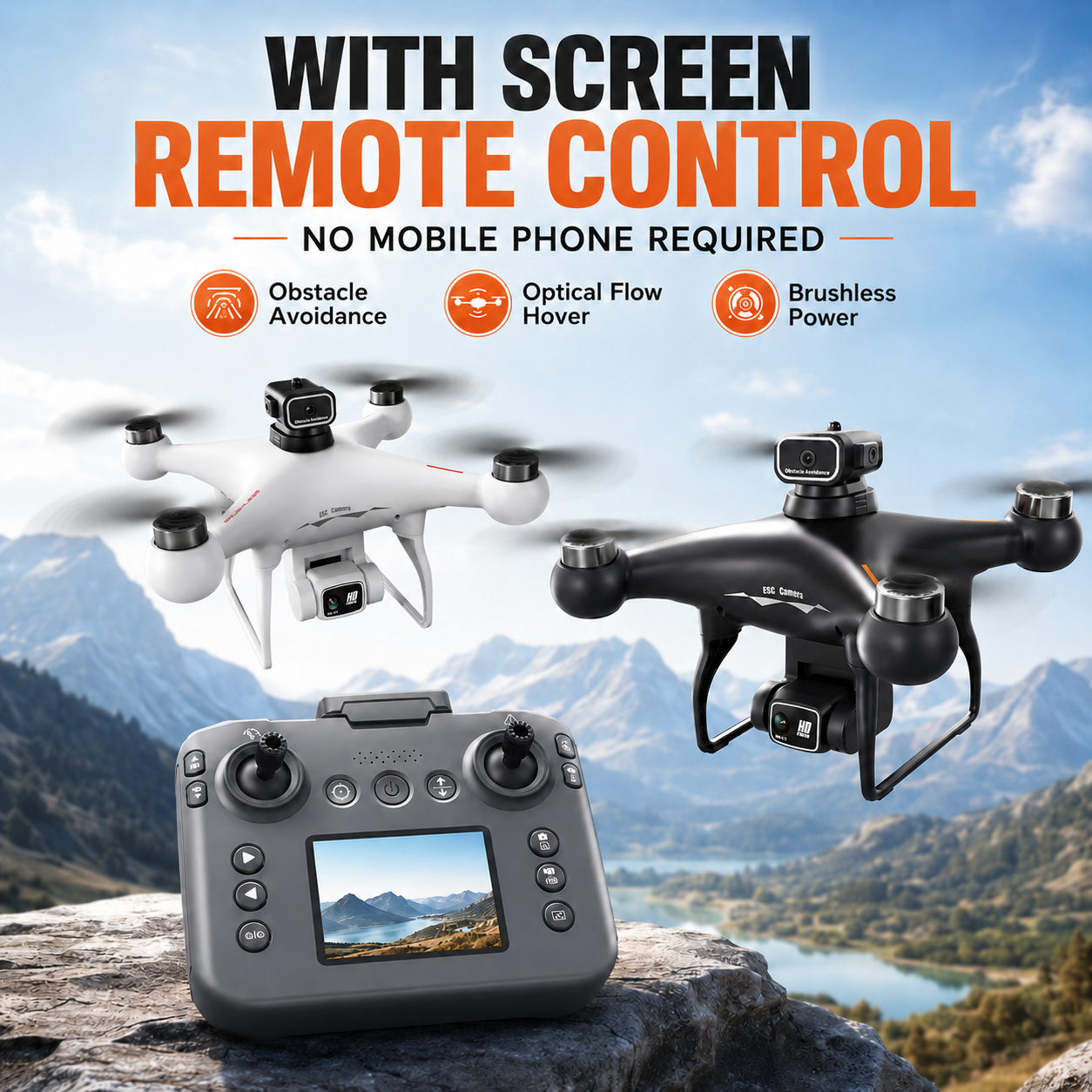 Drone Camera Case - ZNLYRION S116 RC Drone Motor Tanpa
