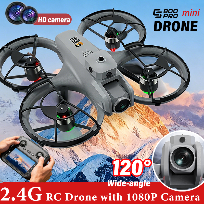 Drone Camera Vlog - Drone ES800PRO Baru 2026, Kontrol 2.4