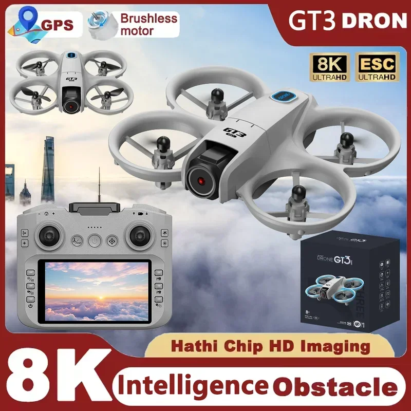Drone Camera With Gimbal - Drone Mini GT3 Baru Rc Quadcopter