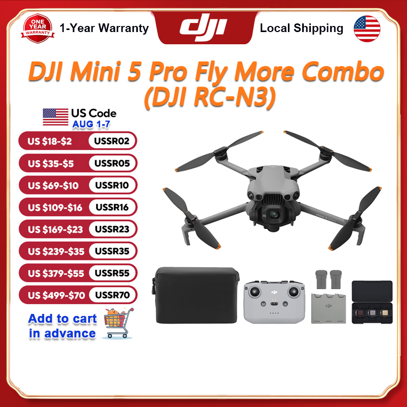 Drone Camera Vlog - DJI Mini 5 Pro Fly More
