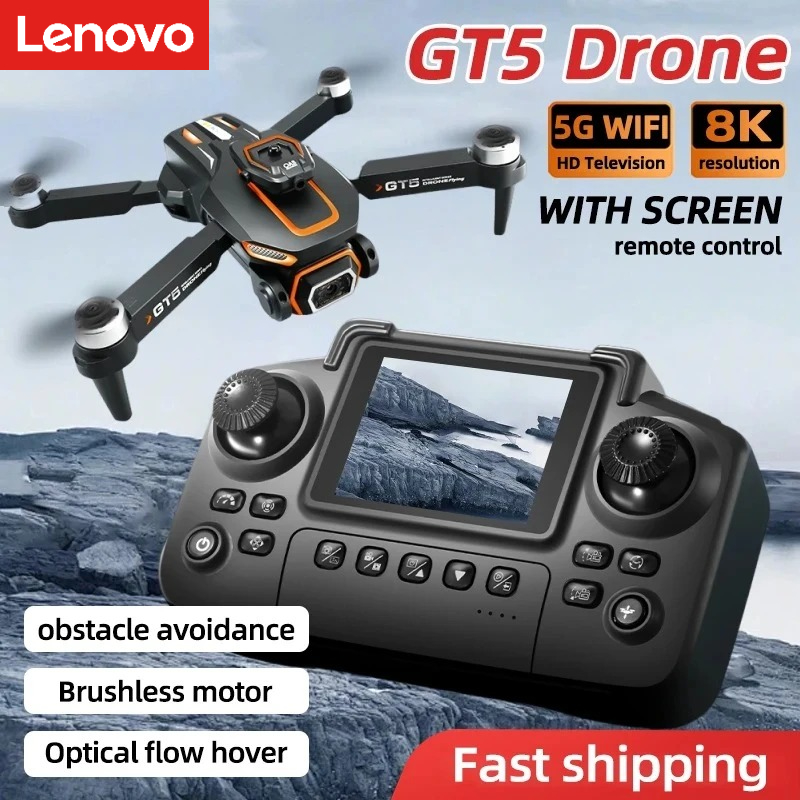 Drone Camera Wide Angle - Drone Mini Lenovo GT5 4K HD