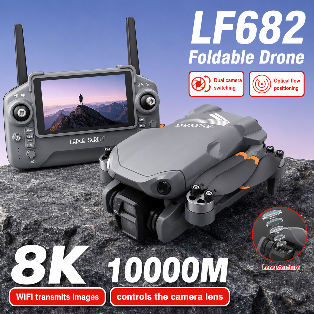 Drone Camera Professional - Foto Udara Drone LF682 8K HD