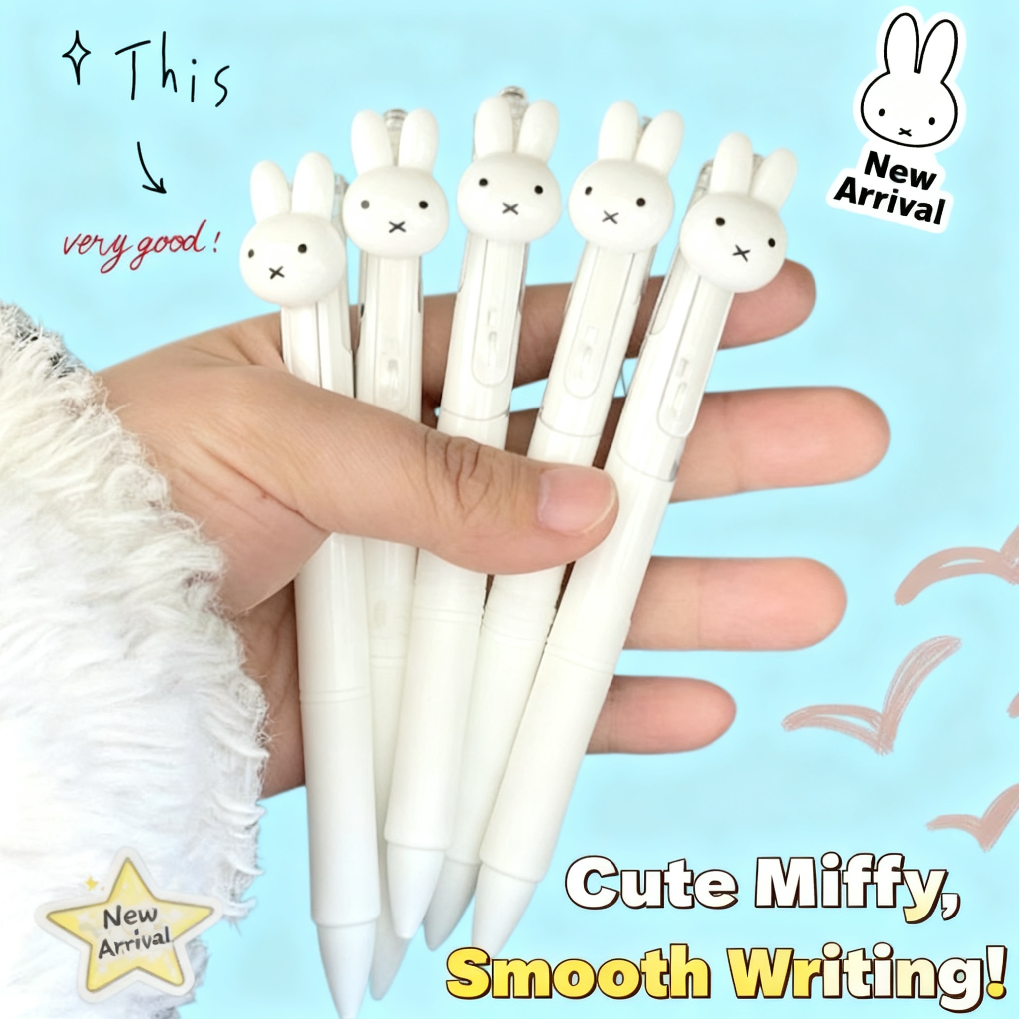 Drone Camera Stabilized - Pena Gel Retractable Miffy yang Lucu,