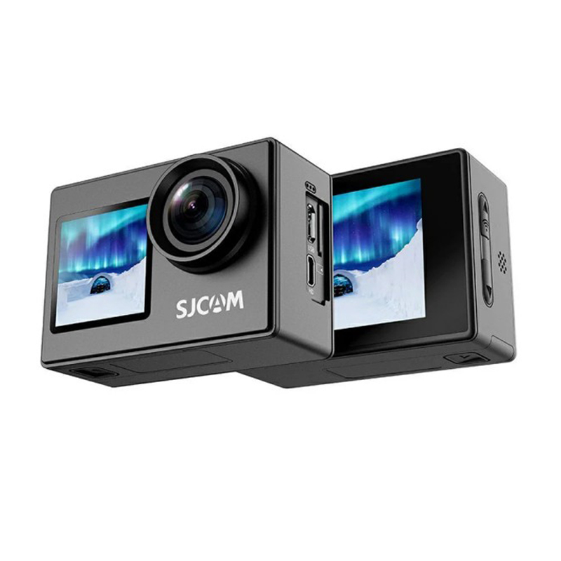 Drone Camera Action - Kamera Helm Dual Screen-SJ4000 SJCAM Layar