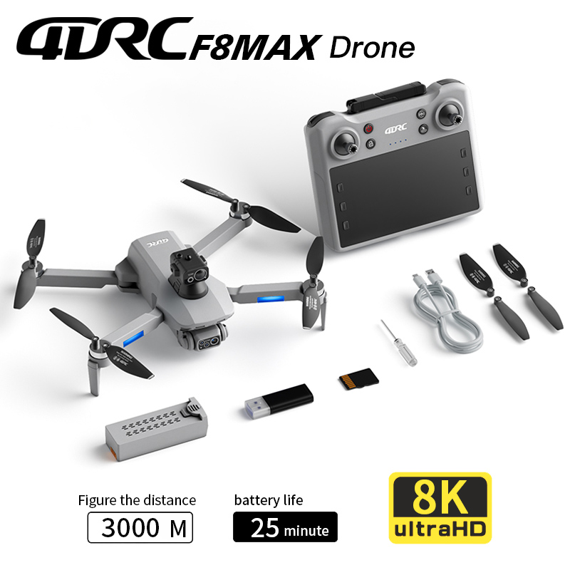 Drone Camera Professional - Drone Profesional F8 MAX GPS dengan