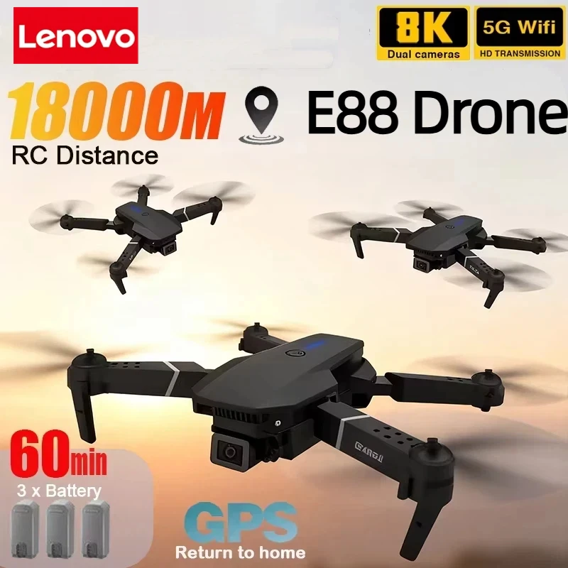 Drone Camera Wide Angle - Drone Lenovo New E88 Pro WIFI