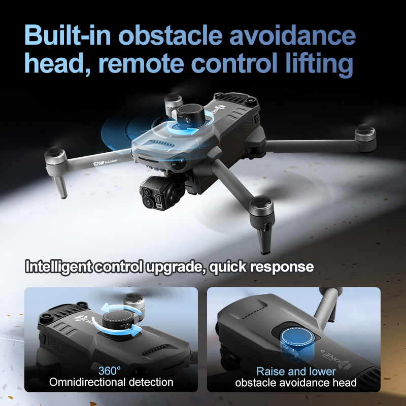 Drone RC Quadcopter 8K 3 Axis  - Drone Camera Night Vision ulasan dan harga