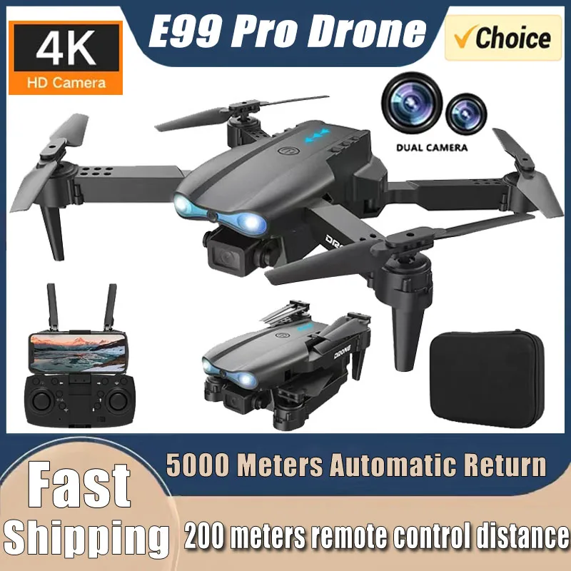 Drone RC E99Pro Baru 4K Profes - Drone Camera Wide Angle ulasan dan harga