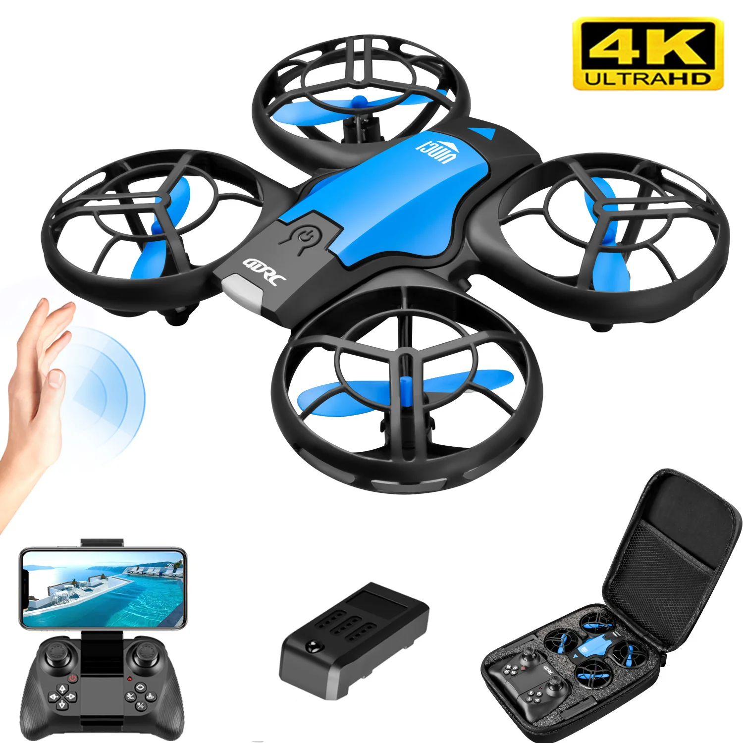 V8 Drone Mini Baru 4K Profesio - Drone Camera Wide Angle ulasan dan harga