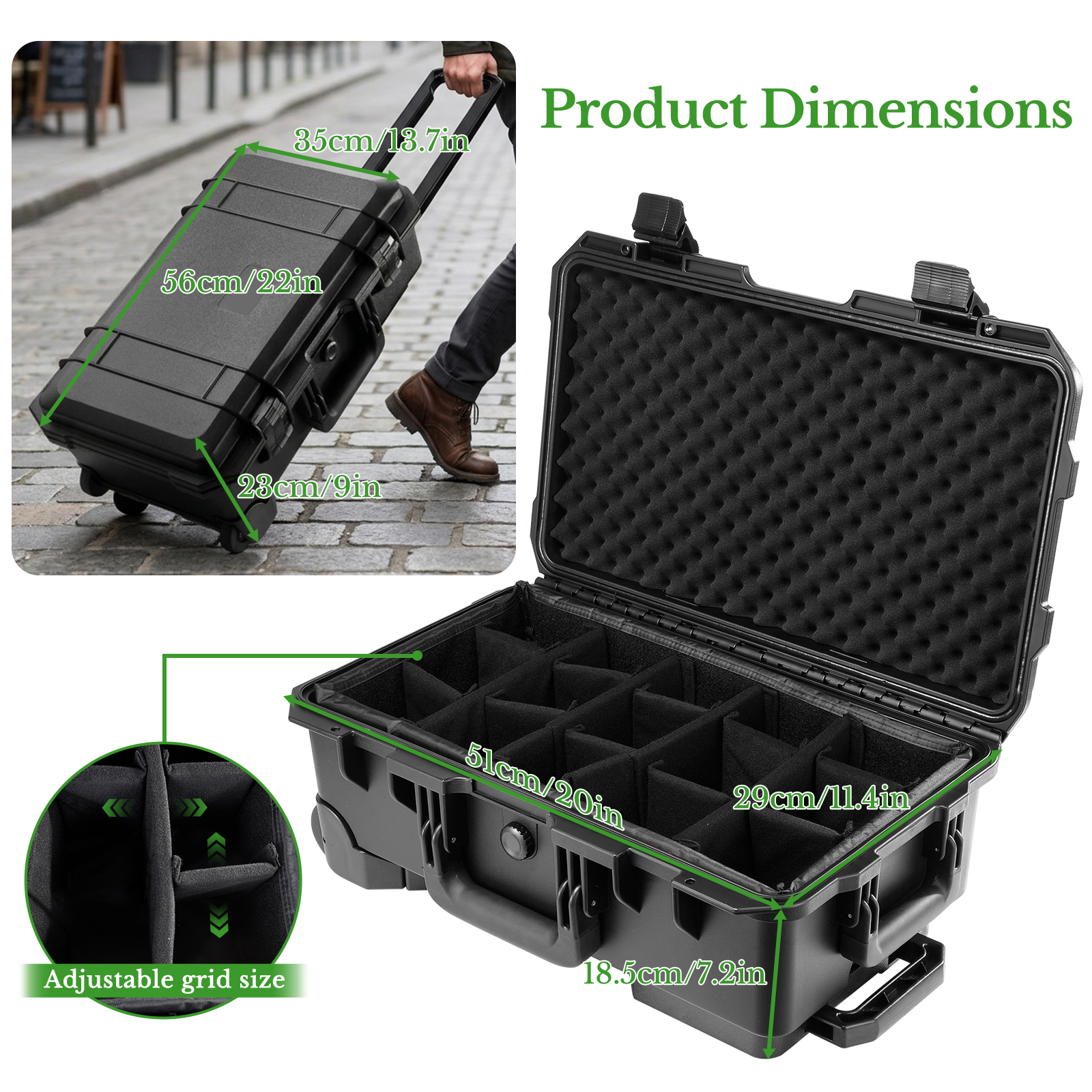 Koper Kamera Profesional Besar - Drone Camera Waterproof ulasan dan harga