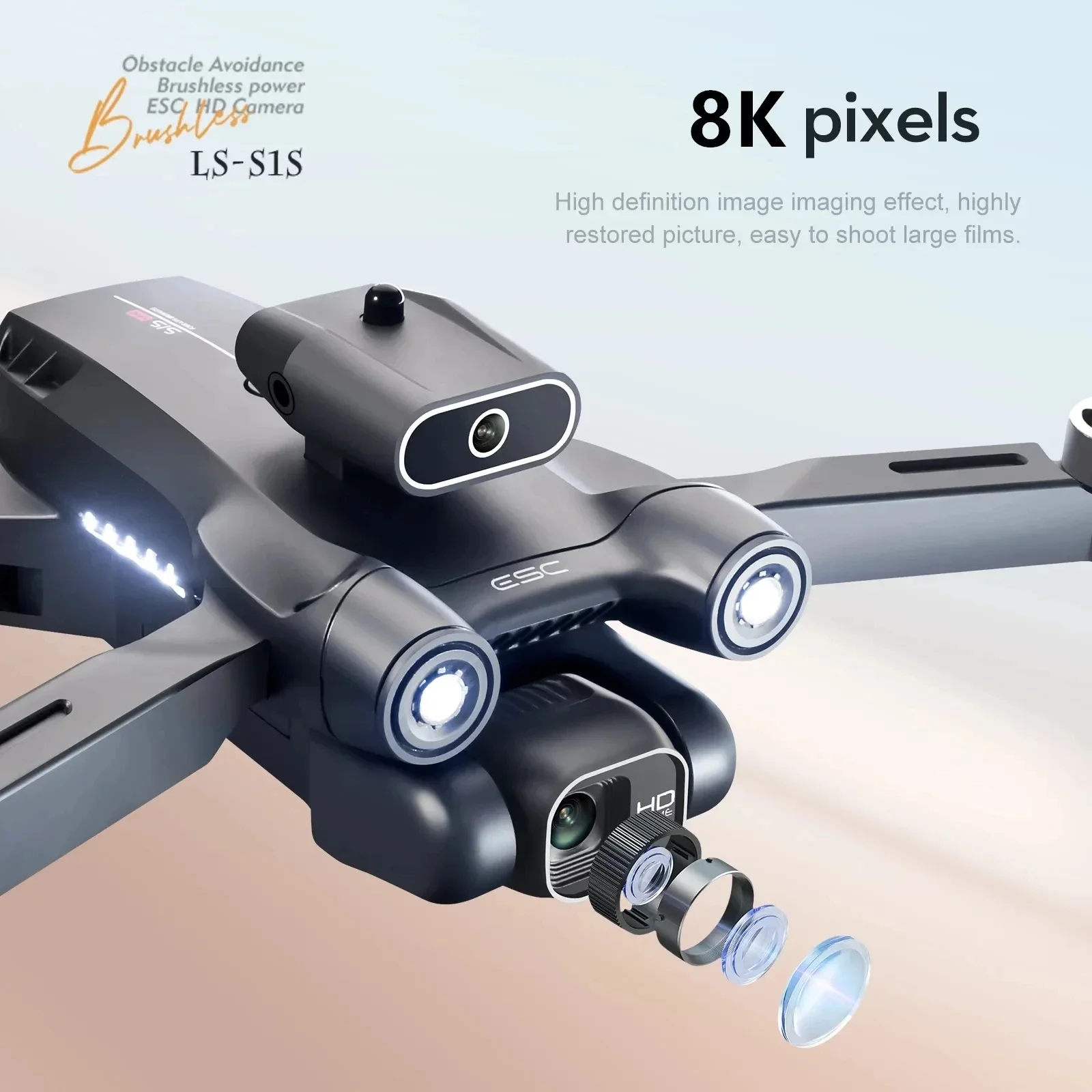 S1S Drone kamera GPS 5G 8K pro - Drone Camera Professional ulasan dan harga