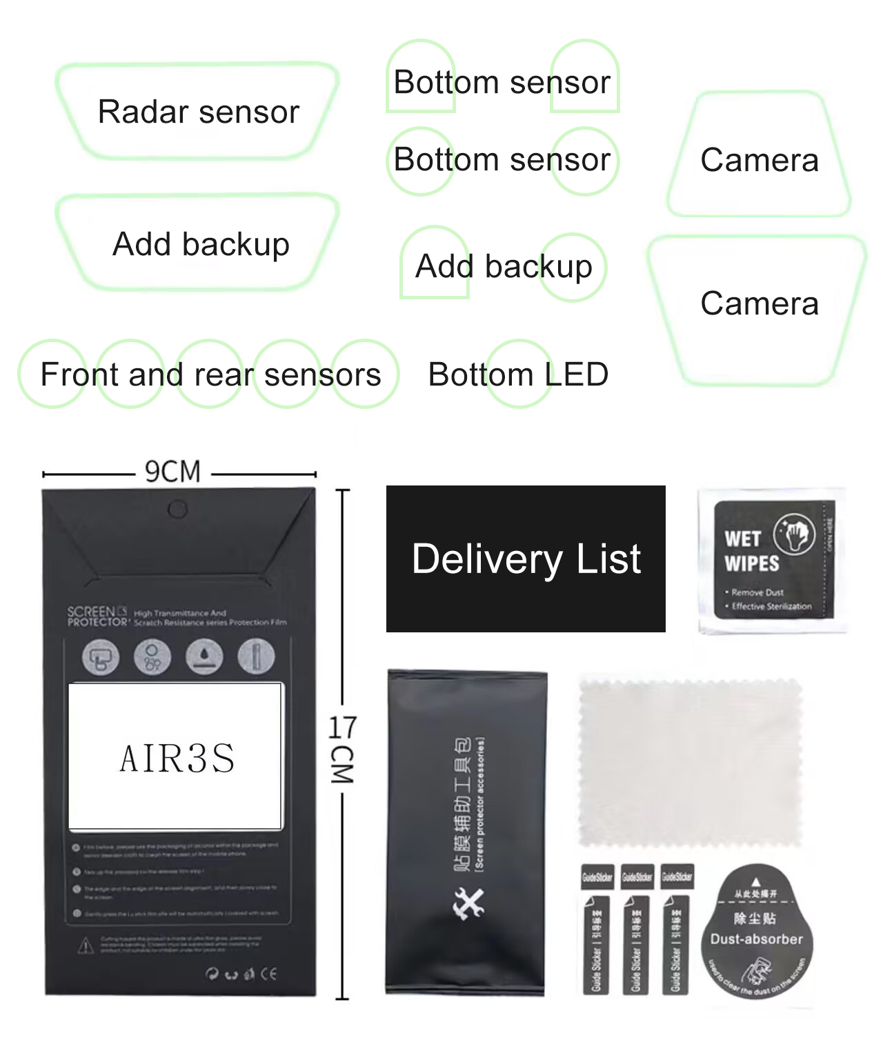 ​ Film Pelindung Sensor Lensa  - Drone Camera Filter ulasan dan harga