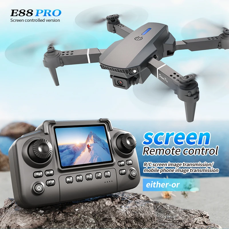 Drone E88 PRO Profesional deng - Drone Camera Wide Angle ulasan dan harga