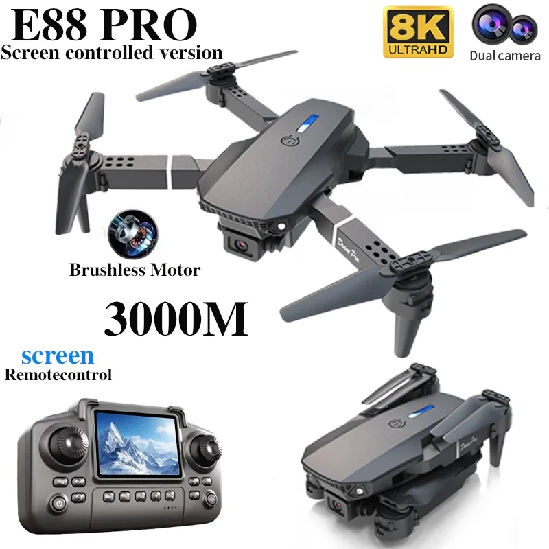 Drone E88 PRO Profesional deng - Drone Camera Wide Angle ulasan dan harga