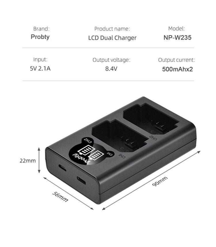 Baterai 2200mAh NP-W235 NP W23 - Drone Camera Action ulasan dan harga