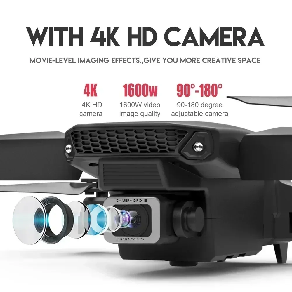 E88 Pro Drone FPV kamera sudut - Drone Camera Wide Angle ulasan dan harga