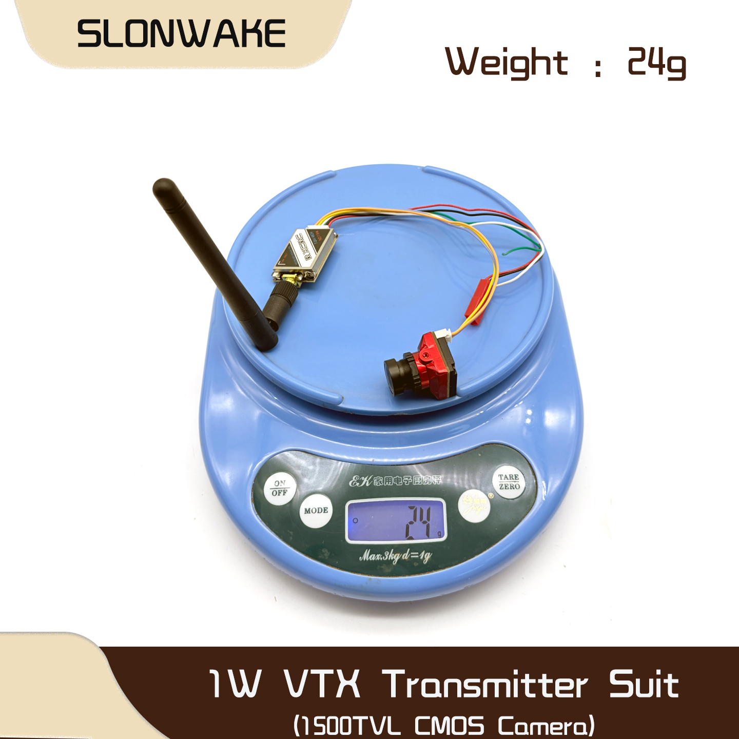 SLONWAKE 5.8G 48CH 1W VTX 100/ - Drone Camera Lens ulasan dan harga