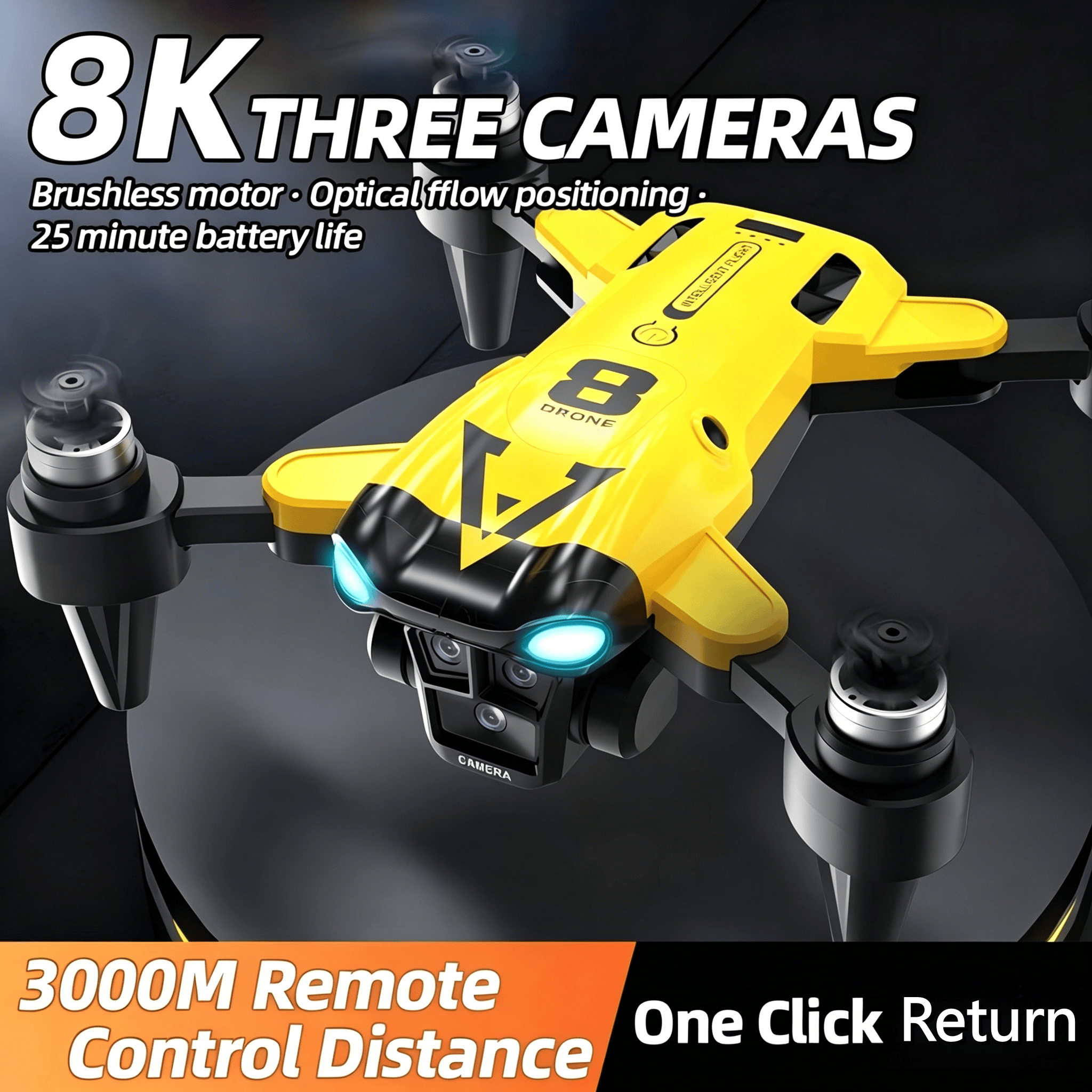 Quadcopter Baru dengan Tiga Ka - Drone Camera Mount ulasan dan harga