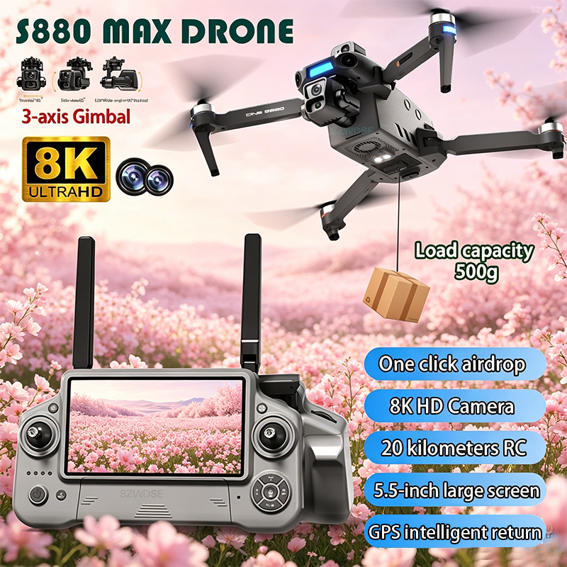 Drone Kamera Ganda 8K Baru 202 - Drone Camera Mount ulasan dan harga