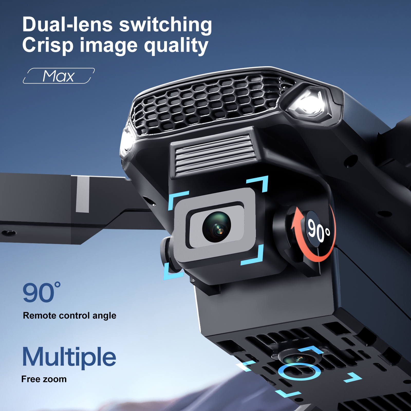 Drone E88 E99 Baru 2025 dengan - Drone Camera Night Vision ulasan dan harga