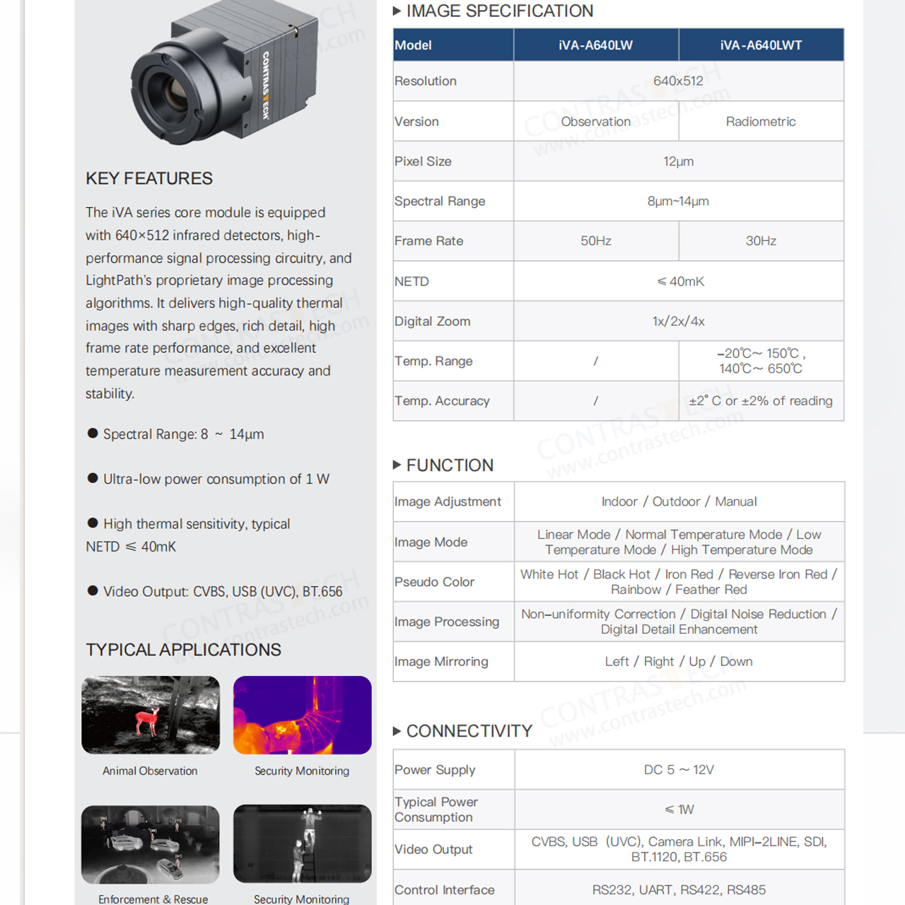 Modul Pencitraan Termal LWIR 6 - Drone Camera Thermal ulasan dan harga