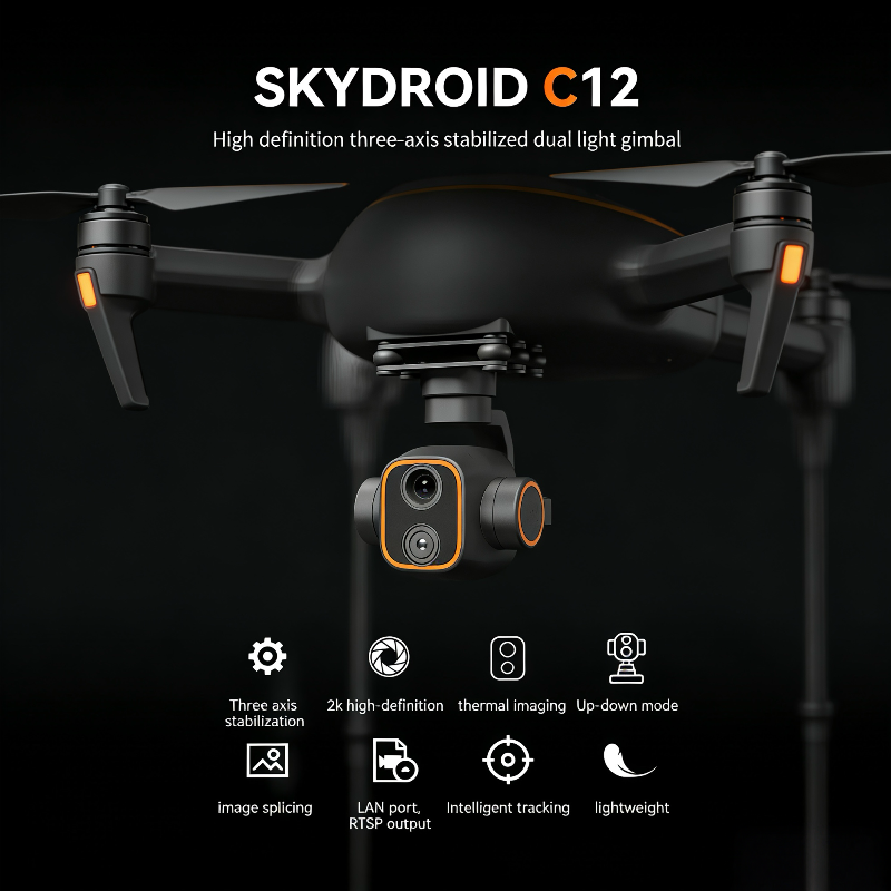 Kamera Termal Gimbal 3-Axis Sk - Drone Camera Waterproof ulasan dan harga
