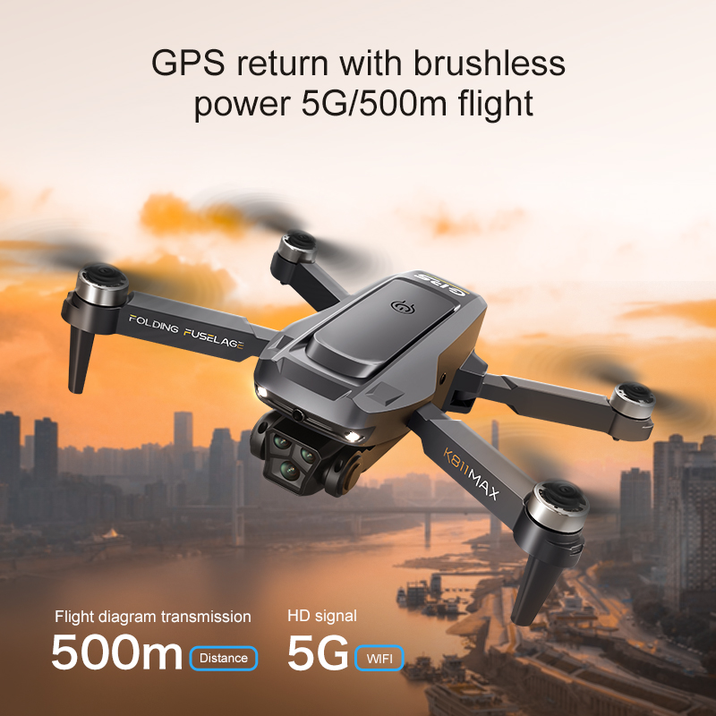 Drone Quadcopter K811MAX: Tanp - Drone Camera Night Vision ulasan dan harga