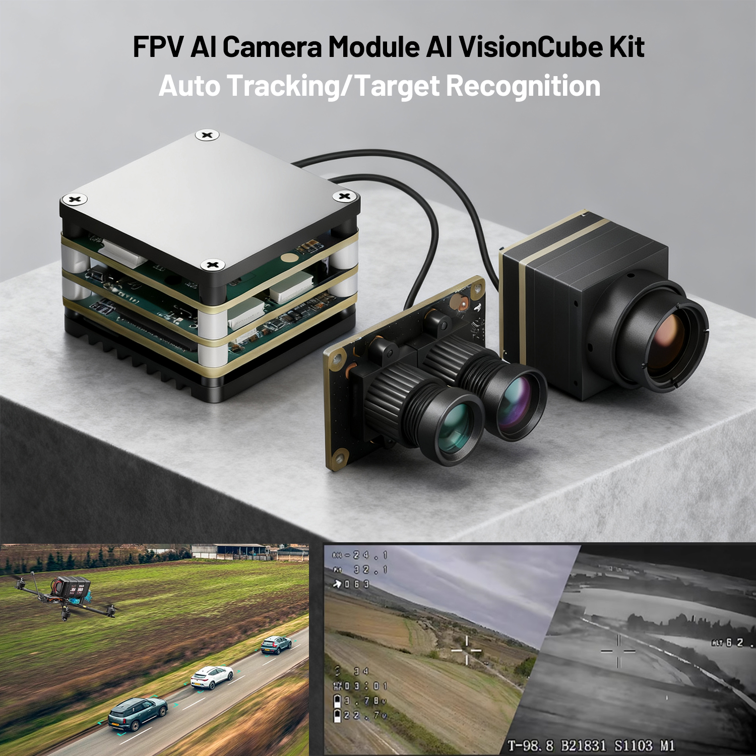 Modul Kamera AI FPV Kit Vision - Drone Camera Thermal ulasan dan harga