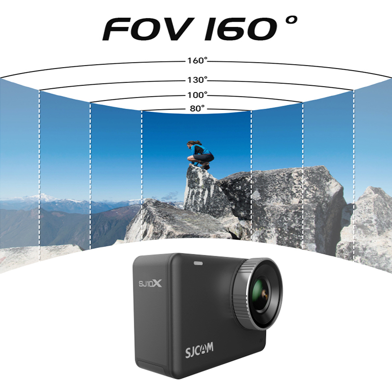 SJCAM SJ10X Kamera Aksi Tahan  - Drone Camera Action ulasan dan harga
