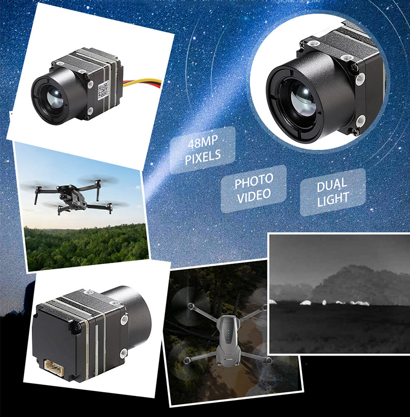 Kedatangan Baru Modul Kamera T - Drone Camera Thermal ulasan dan harga